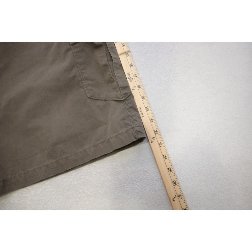 The North Face Cargo Shorts Mens 38 Taupe Olive Brown Utility Hiking Excellent